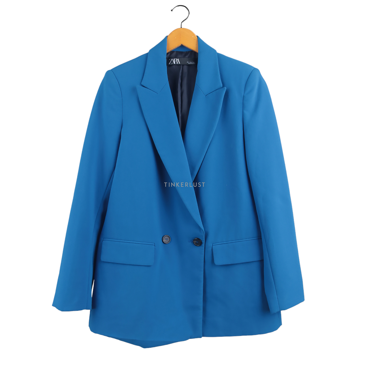 Blazer discount zara bleu